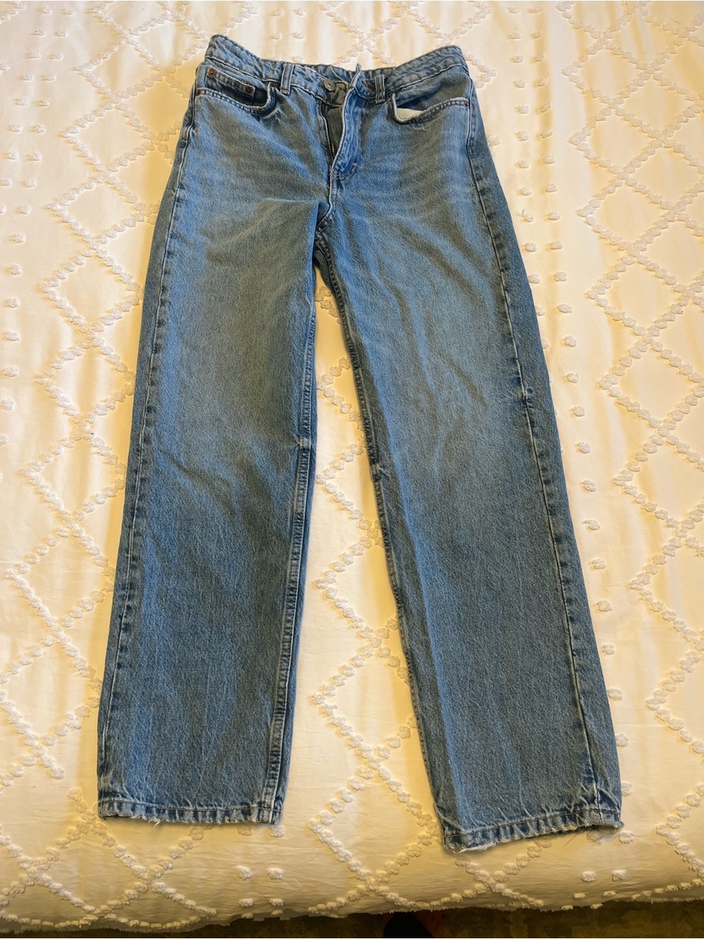Classic woman’s Blue Straight-Leg Jeans